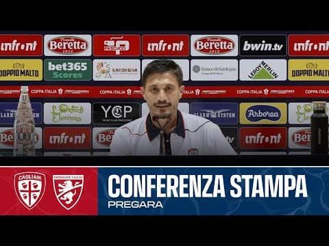 CAGLIARI - FROSINONE | PISACANE IN CONFERENZA STAMPA | PRE GARA, COPPA ITALIA FRECCIAROSSA