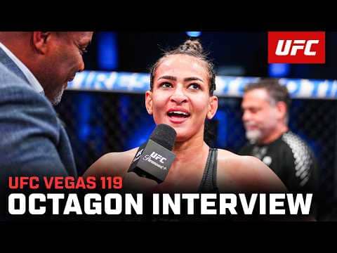 Bia Mesquita Octagon Interview | UFC Vegas 119