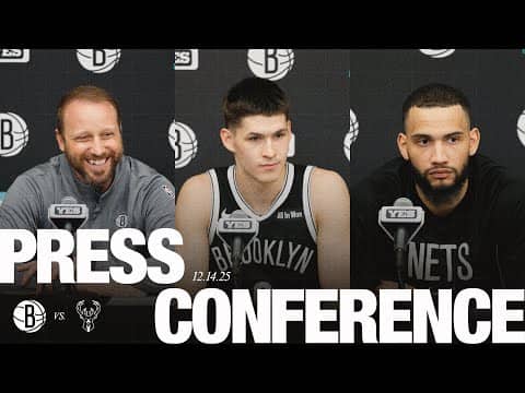 Steve Hetzel, Egor Dëmin, and Tyrese Martin Post Game Press Conferences vs Milwaukee