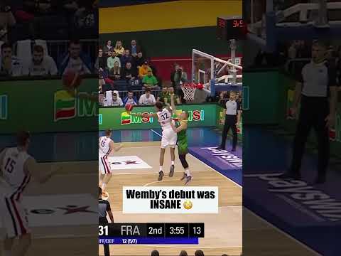 Throwback: Wemby broke the internet in his France debut 🇫🇷🔥#FIBAWC