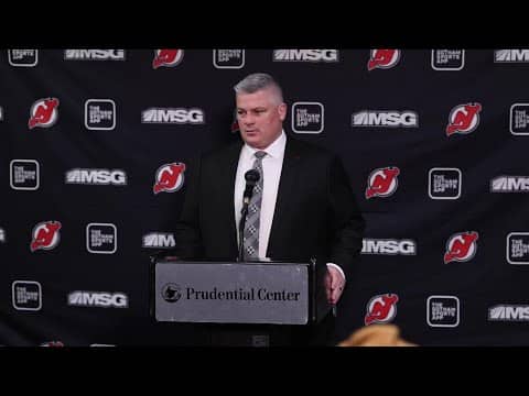 Keefe, Luke, Jesper and Markstrom after 8-4 loss to Bolts