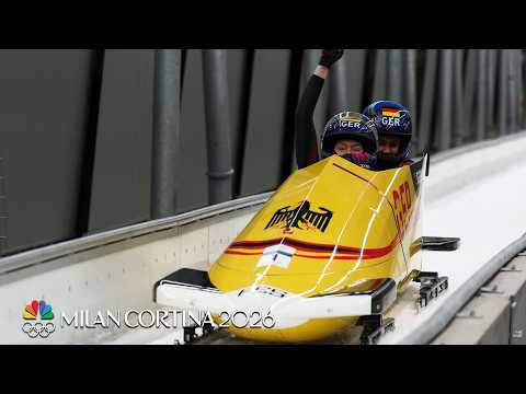 Nolte repeats two-woman bob gold, USA's Humphries takes bronze | Winter Olympics 2026 | NBC Sports