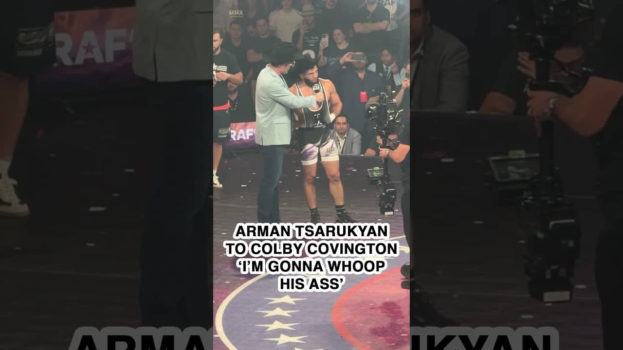 'I'm gonna whoop his ass': Arman Tsarukyan to Colby Covington - MMA Fighting