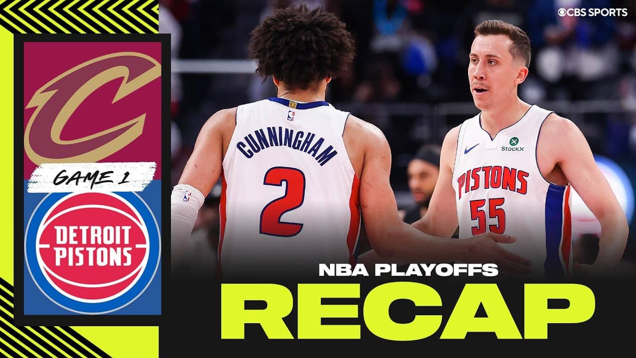 Pistons outlast Cavaliers, take 1-0 series lead | 2026 NBA Playoffs