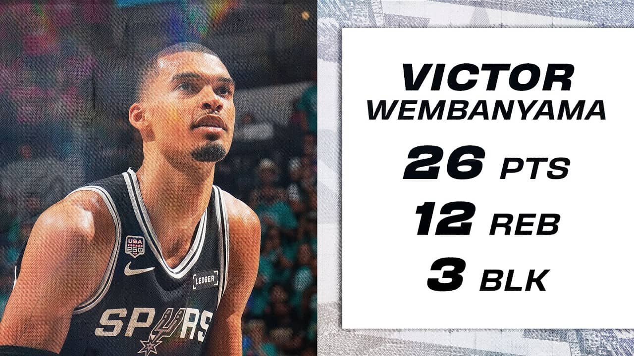 WEMBY’S NBA FINALS DEBUT HIGHLIGHTS