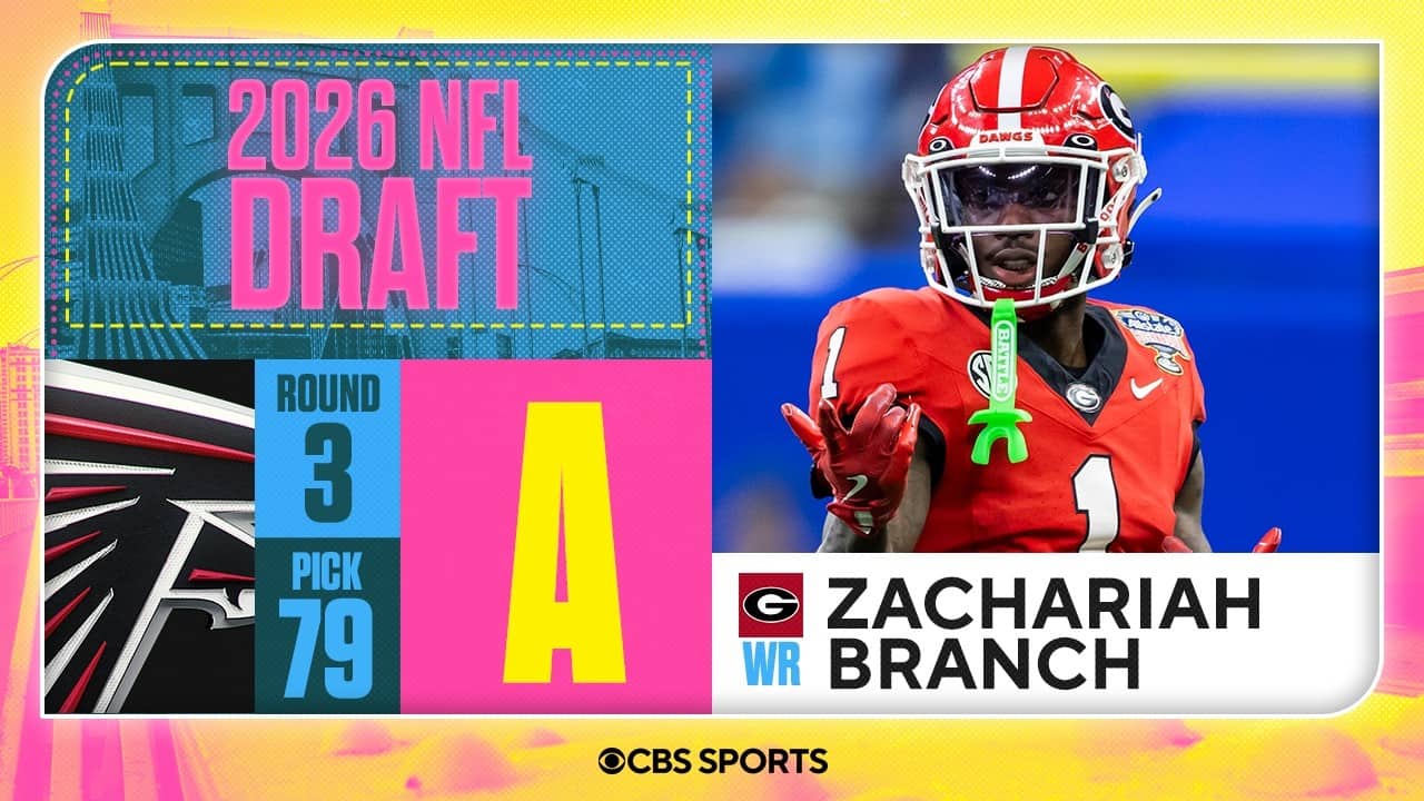 Falcons select Zachariah Branch in Third Round | 2026 NFL Draft Grades & Reaction
