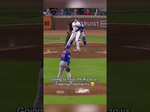 Never forget when Anthony Rizzo struck out Freddie Freeman 😱