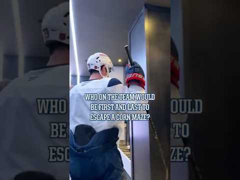 Who on the Blue Jackets Would Be First and Last to Escape A Corn Maze?! 🤣🍂