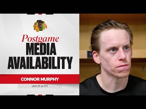 “Shot ourselves in the foot.” | Connor Murphy Postgame 1.29.26