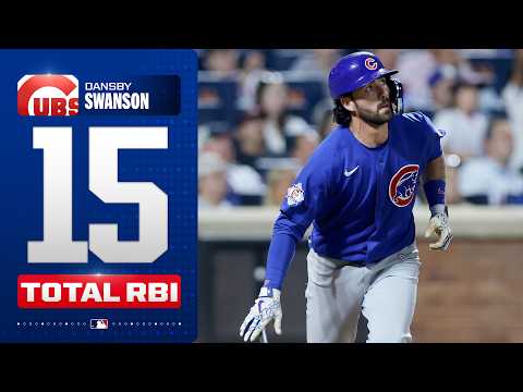 15 RBI in ONE series?! Dansby Swanson had a SERIES FOR THE AGES vs. Mets!