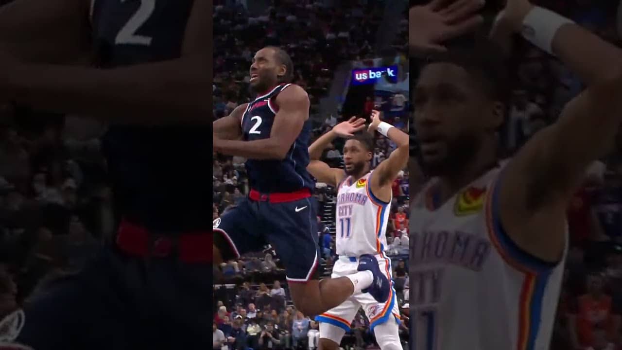 Kawhi with 20 PTS vs Thunder