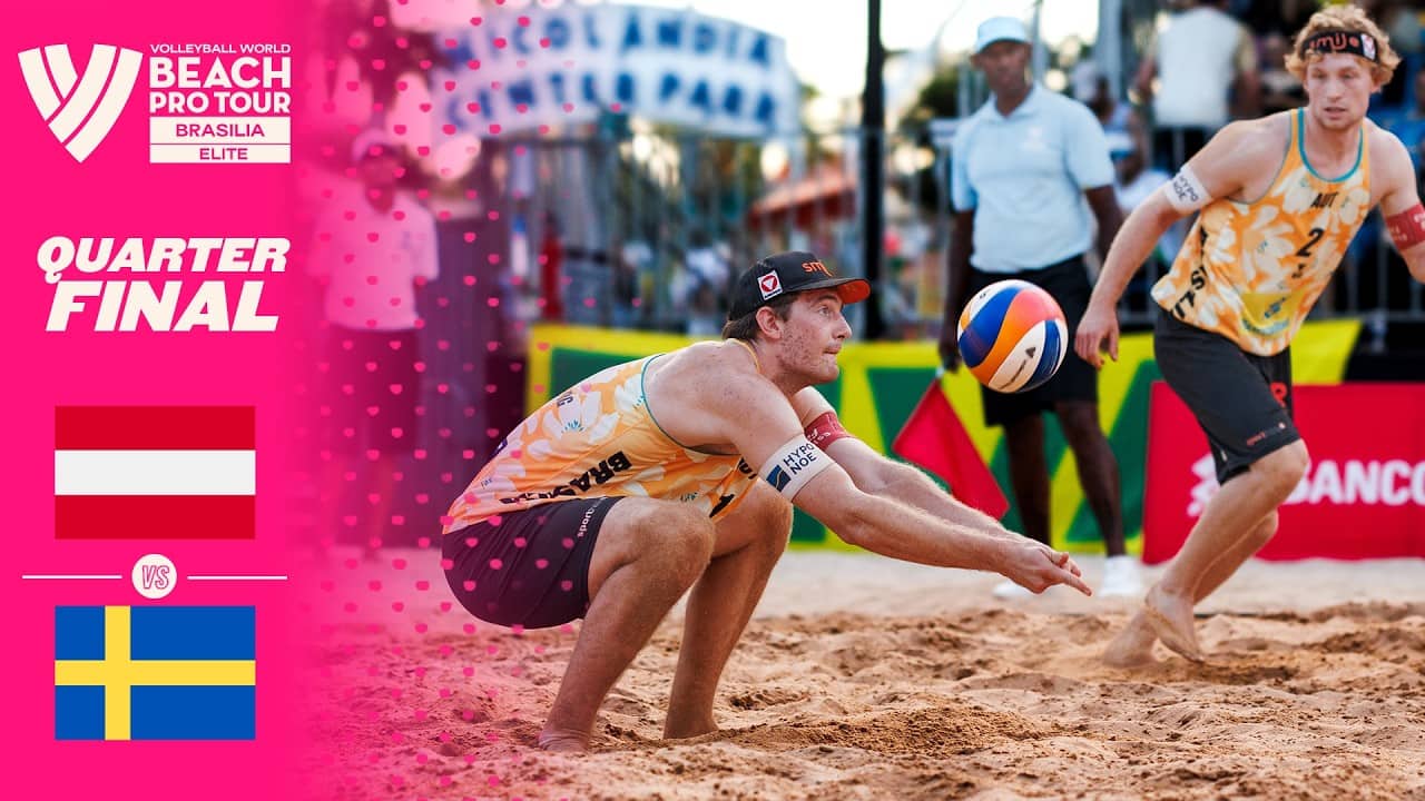 Hammarberg/ Berger T. vs. Hölting Nilsson/ Andersson, E - Quarter Final | Brasilia 26 #BeachProTour