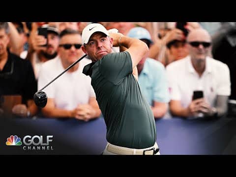 Rory McIlroy on improving wedge play, round one at DP World Tour Championship | Golf Channel