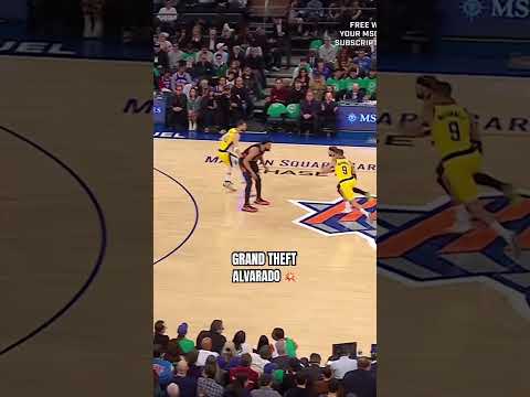 Rated E for Everyone 🎮 #nba #nyknicks #josealvarado