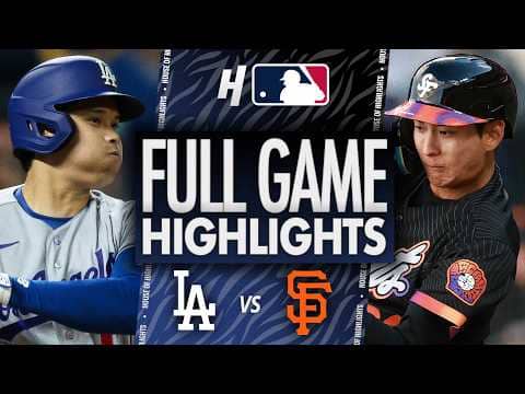 Los Angeles Dodgers vs San Francisco Giants - FULL GAME HIGHLIGHTS 🔥 April 21, 2026 MLB Season