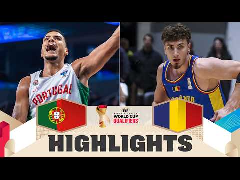 Portugal 🇵🇹 v Romania 🇷🇴 | Highlights | FIBA Basketball World Cup 2027 European Qualifiers