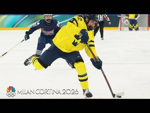 Sweden tops France, earns quarterfinal berth in women's hockey | Winter Olympics 2026 | NBC Sports
