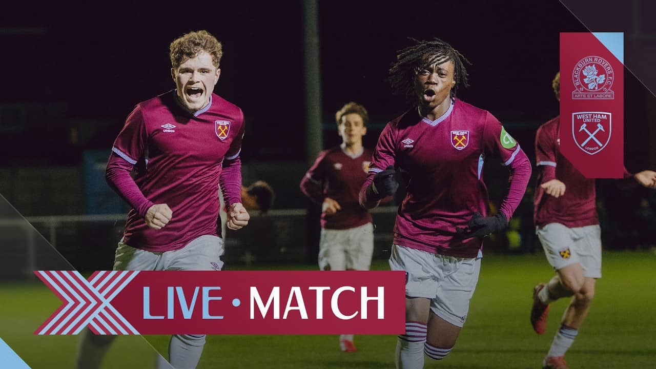 LIVE: Blackburn Rovers U17 v West Ham U17 | U17 Premier League Cup Final