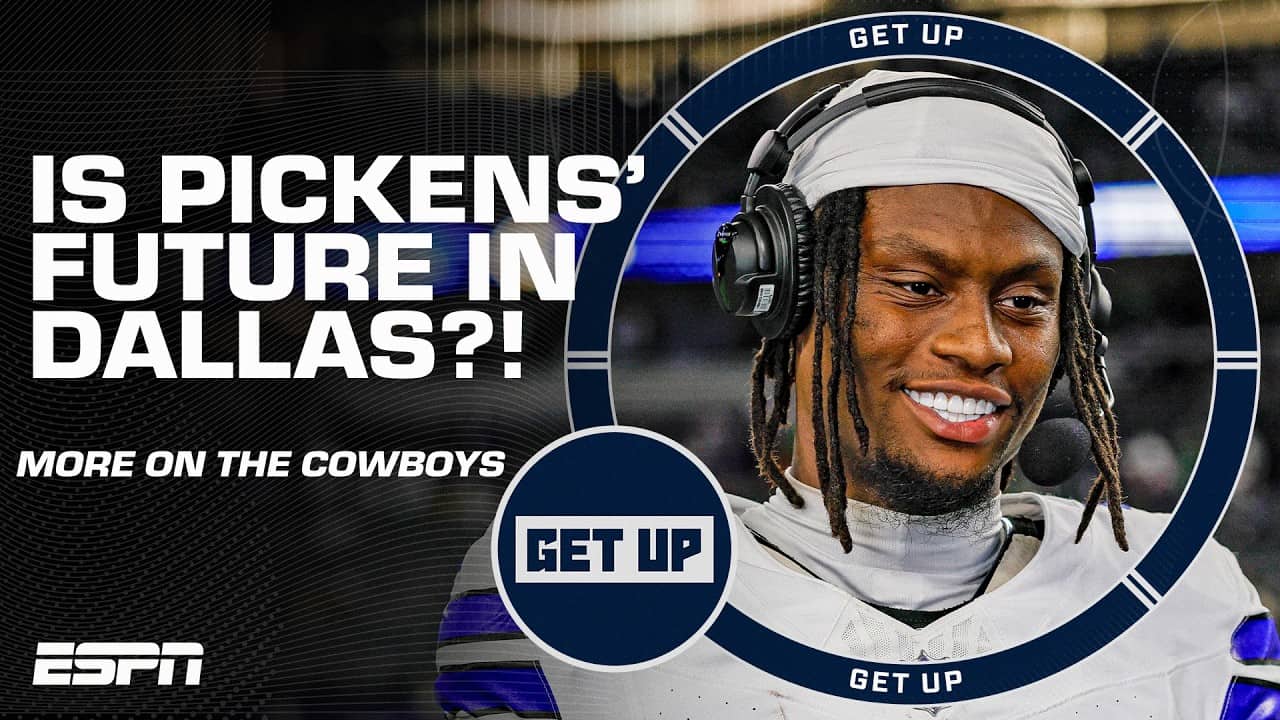 George Pickens HAS NOT signed the franchise tag! 😬 Will he STAY a Cowboy? | Get Up
