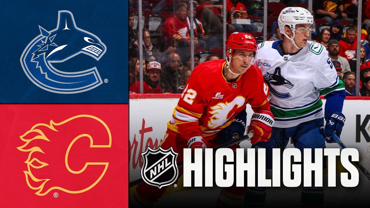 Canucks vs. Flames | NHL Highlights | March 28, 2026