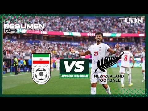 ¡Irán y Nueva Zelanda empatan 2-2 en un partido lleno de emociones! | TUDN