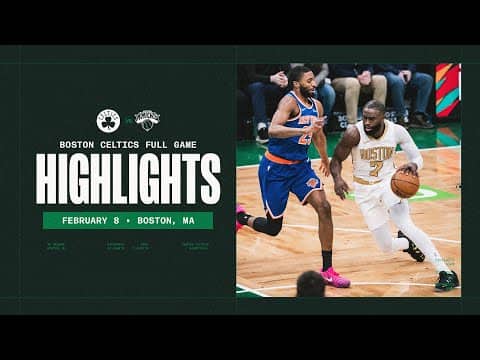 Boston Celtics fall to New York Knicks 111-89 at TD Garden | Extended Highlights