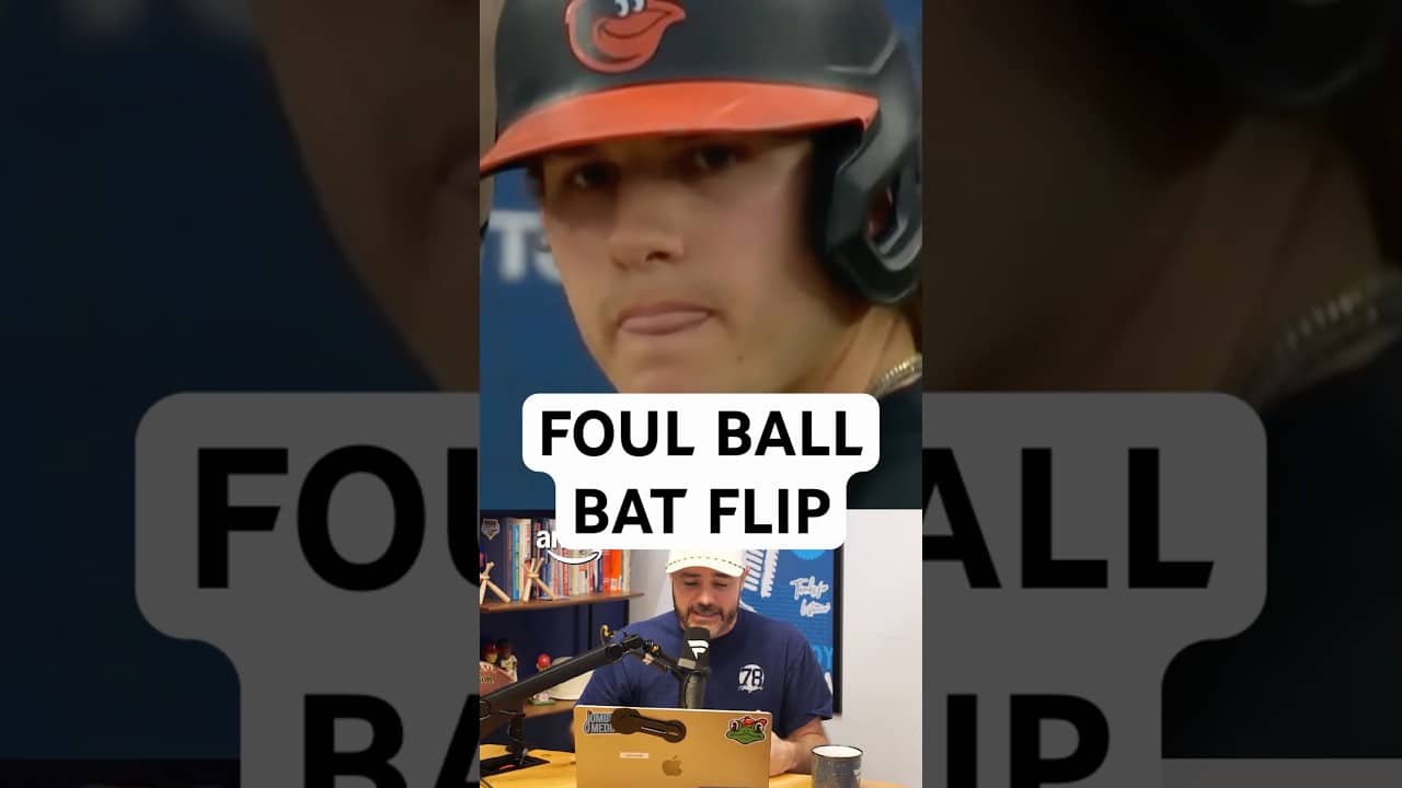 Umpire says this was a foul ball and the Orioles were upset, a breakdown #baltimore #baseball #mlb