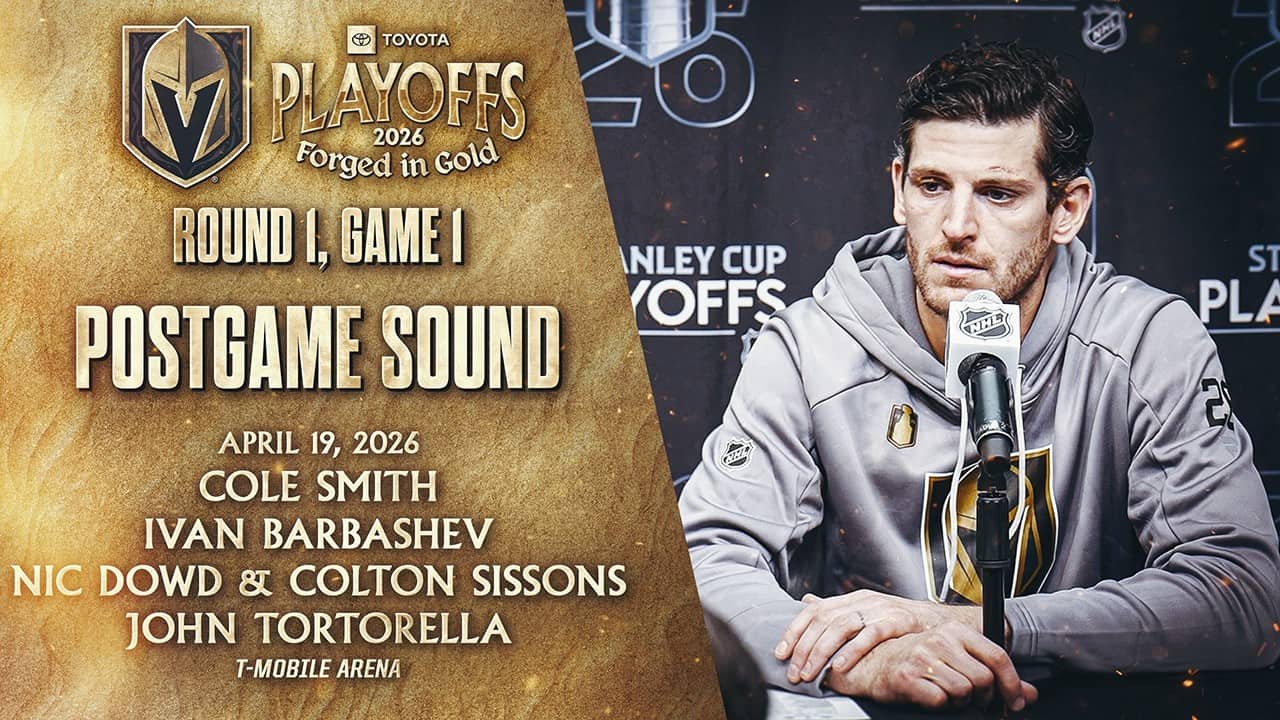 🎥 Round 1, Game 1 POSTGAME SOUND: Smith, Barbashev, Dowd, Sissons & Tortorella