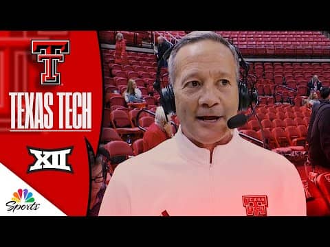 Grant McCasland sees Texas Tech playing ‘best basketball’ | Big 12 Basketball on NBC Sports