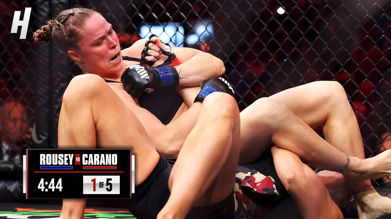 Ronda Rousey vs Gina Carano FULL FIGHT HIGHLIGHTS 😱🔥