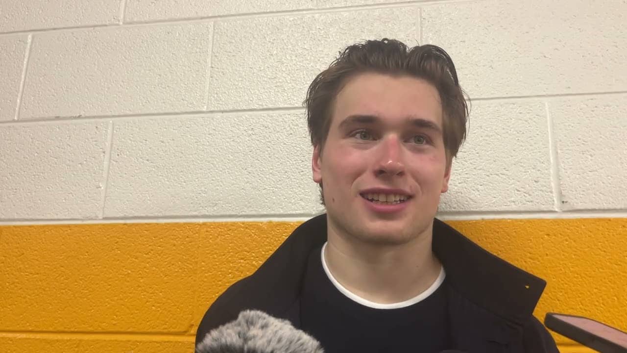 Celebrini Laughs About ENG Goal, Talks Cagnoni's PP Impact | Sharks @ Predators Post-Game (4.13.26)