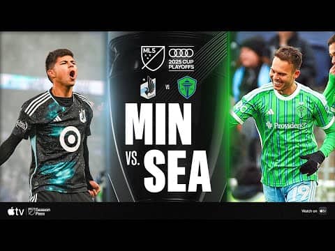 Minnesota United vs. Seattle Sounders FC | INSANE 10-MAN COMEBACK! | 2025 Audi MLS Cup Playoffs
