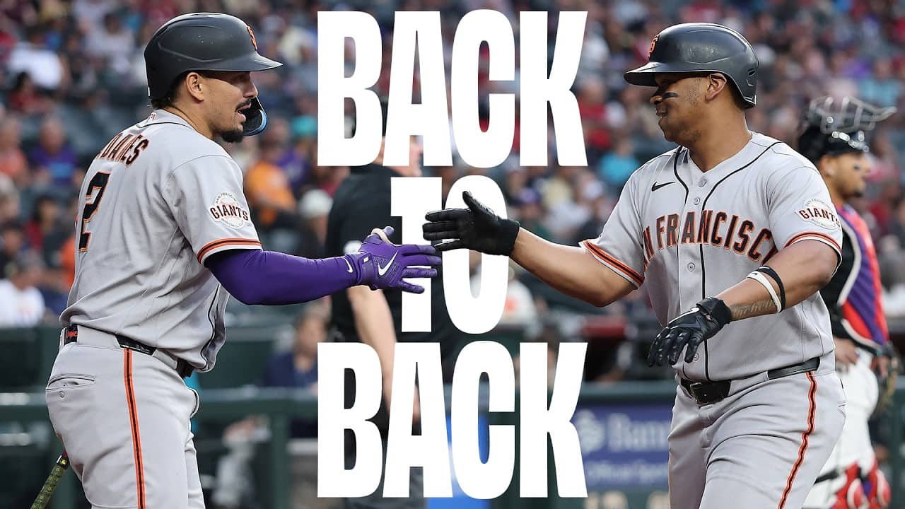 Rafael Devers and Willy Adames Homer on Back-to-Back Pitches | San Francisco Giants Highlights