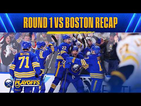 Buffalo Sabres Beat Boston Bruins 4-2 In Round 1 Of NHL Playoffs | Buffalo Sabres Highlights