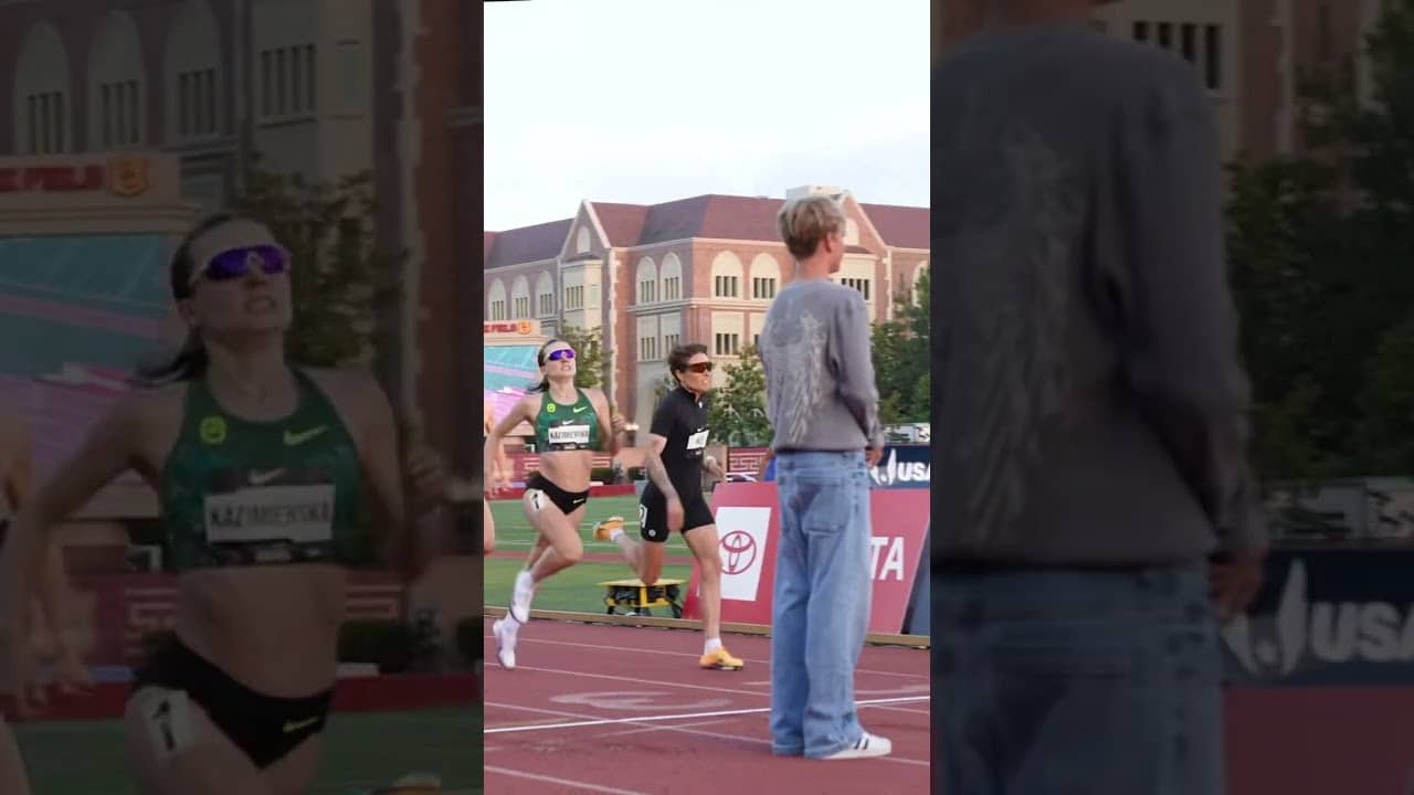 You need to watch this finish 👀🔥 Nikki Hiltz does what Nikki does best 😮‍💨 #usatf #800m #race