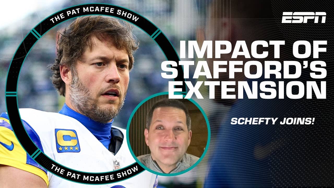 Schefty BREAKS DOWN Matthew Stafford's $55 mil extension w/ the Rams | The Pat McAfee Show