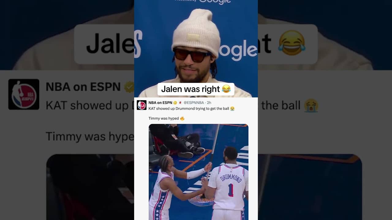 Jalen Brunson called it 😂