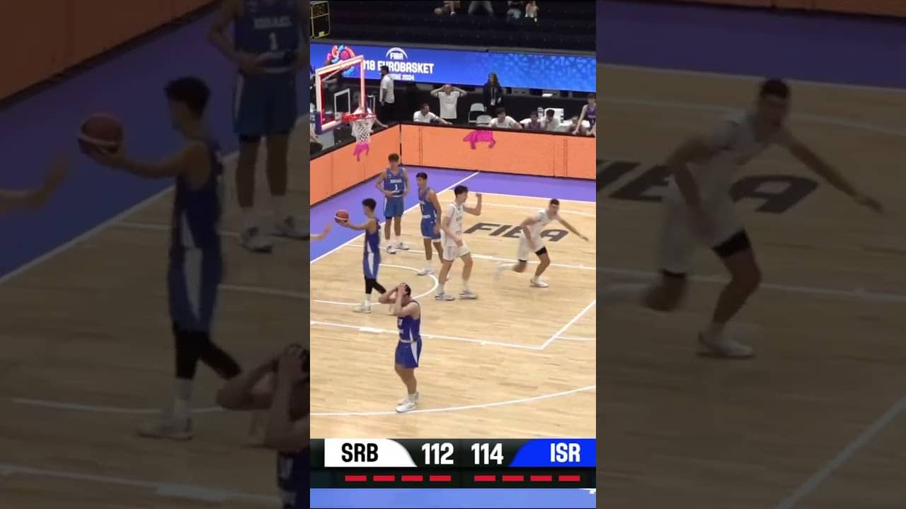 2OT ending with a buzzer beater is INSANE 🤯 #U18EuroBasket