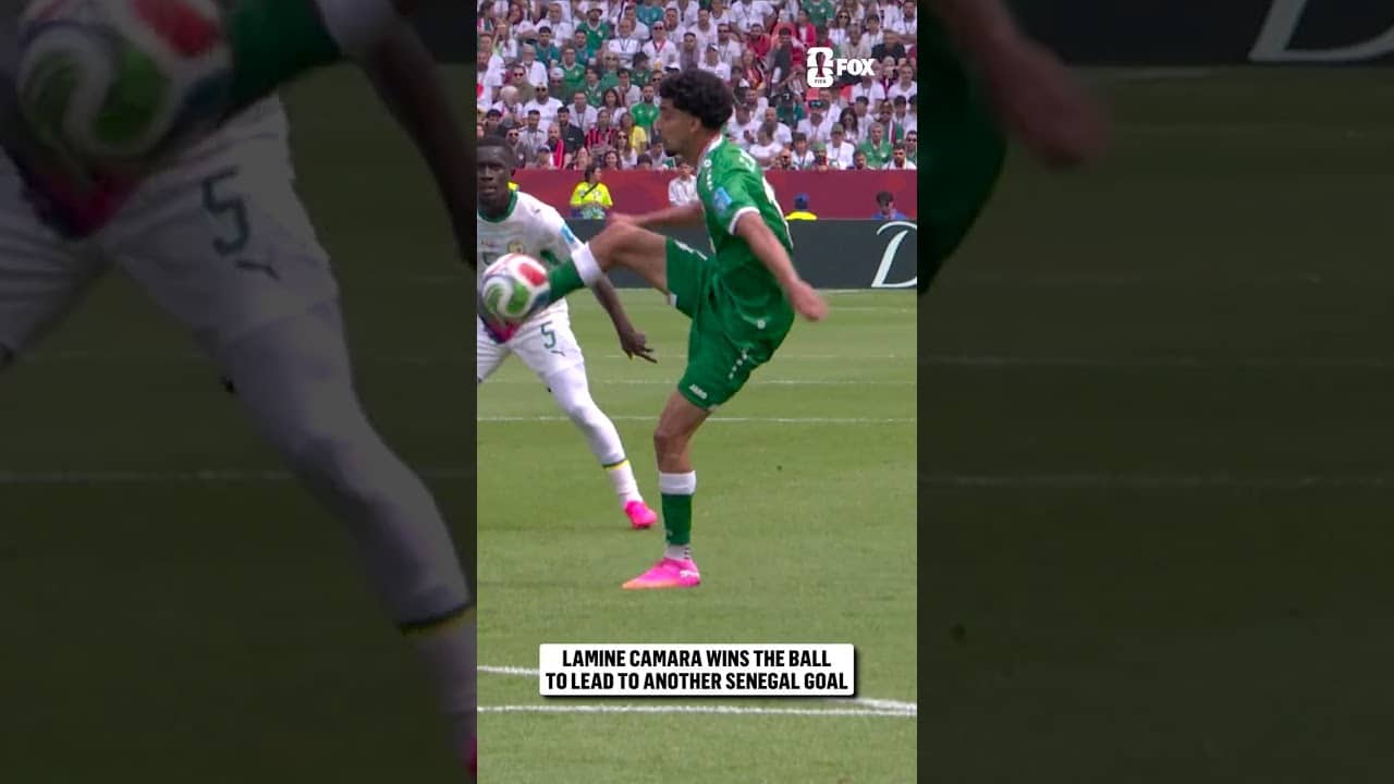Brilliant play by Lamine Camara to help set up Ismaïla Sarr's goal