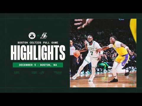 Boston Celtics crush Los Angeles Lakers in 126-105 win | Extended Highlights