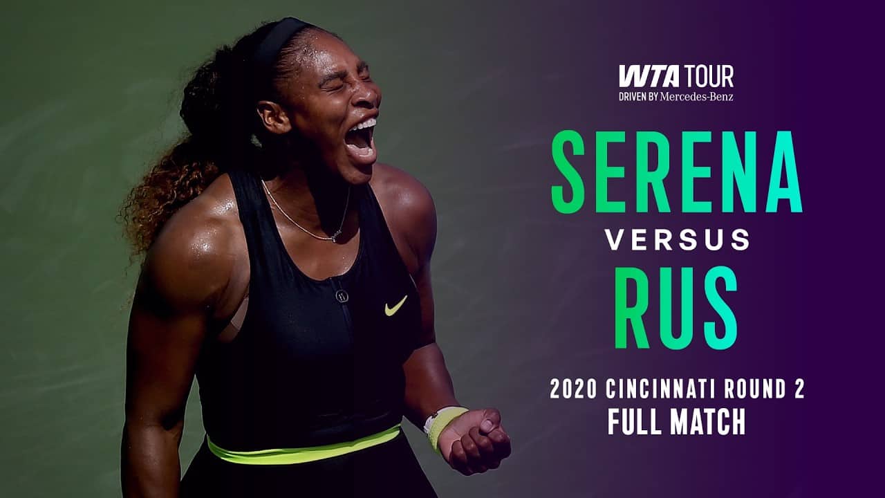 The FULL Three-Set Thriller Serena Williams vs. Arantxa Rus 2020 Cincinnati Round 2 | WTA Full Match