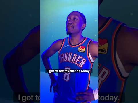 When OKC's big three shot their ​⁠@NBAonNBC tip-off commercial 😄