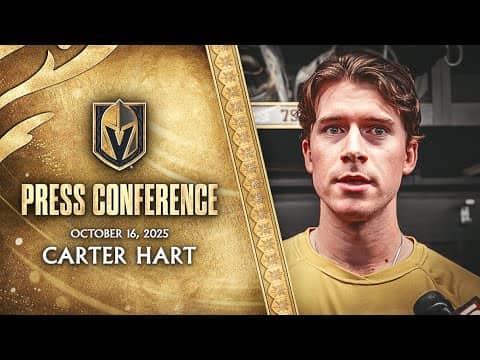 Carter Hart Press Conference | October 16, 2025