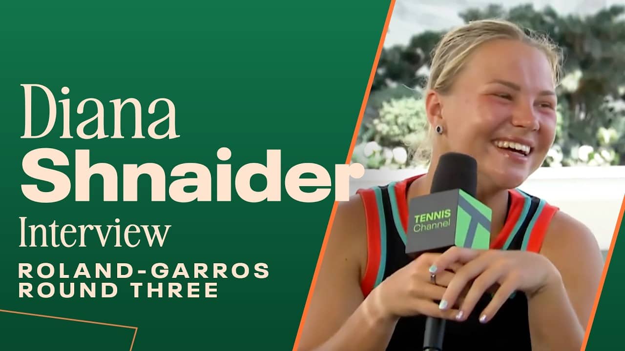 Diana Shnaider cools off with ice cream after her third round win 🍦 | 2026 Roland Garros
