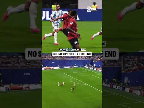 The Egyptian King couldn't help but smile seeing this one go in