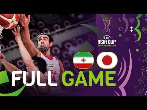 Group Phase | Iran v Japan | Full Basketball Game | FIBA Asia Cup 2025