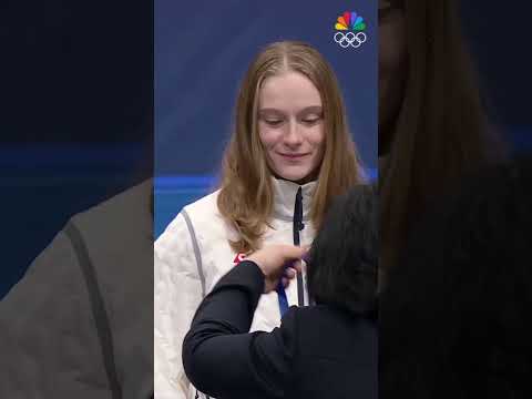 Corinne Stoddard shows pure joy!