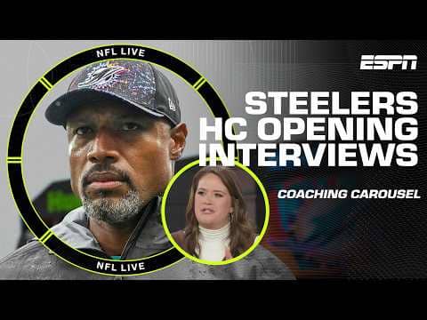 Anthony Weaver having a 2nd interview with the Pittsburgh Steelers 🤝 Brooke Pryor reports | NFL Live