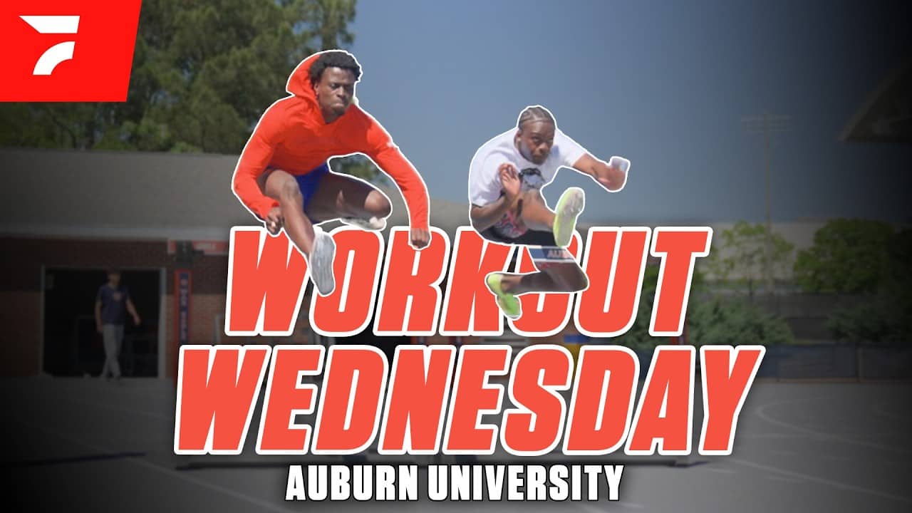 Collegiate Record Holders Ja'Kobe Tharp and Kanyinsola Ajayi | Workout Wednesday, Auburn University