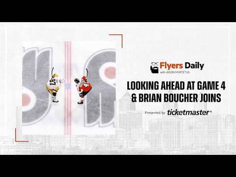 Flyers Daily with Jason Myrtetus 4-24-2026 Flyers vs Penguins Game 4 lookahead and Brian Boucher